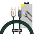 Miniatyrbillede 9 af 9: Baseus skærmkabel USB til Type-C, 66W, 1m (grøn)