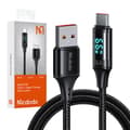 Miniatyrbillede 4 af 4: Kabel USB til USB-C Mcdodo CA-1080 med skærm, 66W, 6A, 1,2m (sort)