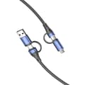 Miniatyrbillede 3 af 5: Kabel 4-i-1 USB 2.0 Ventilation CTLLH 2m (sort)
