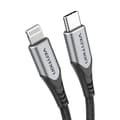 Miniatyrbillede 4 af 6: USB-C 2.0 til Lightning-kabelventilation TACHH 2m MFi Grå