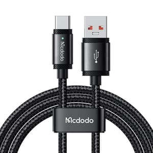 Kabel USB-A till USB-C Mcdodo CA-4730, 120W, 1,5m (svart)