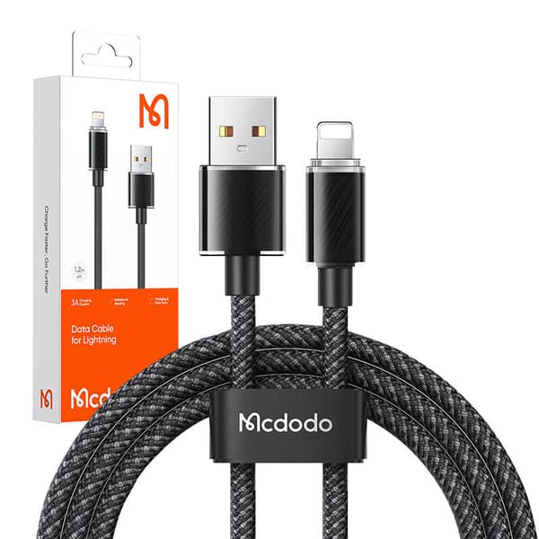 Kabel USB-A til Lightning Mcdodo CA-3640, 1,2m (sort)