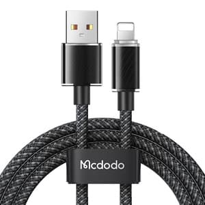 Kabel USB-A til Lightning Mcdodo CA-3640, 1,2m (sort)