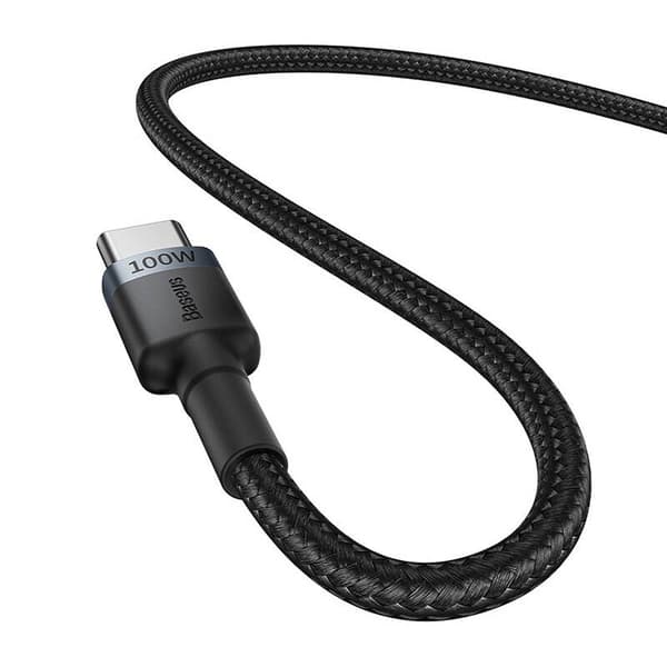Kabel Baseus Cafule USB-C til USB-C 100W,2m, 2psc (Rød Sort, Grå Sort)