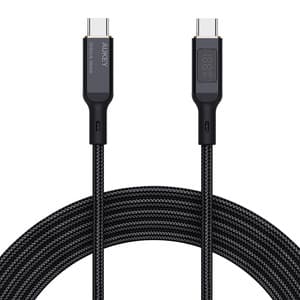 USB-C til USB-C-kabel Aukey CB-MCC101, 100W, 1m (sort)
