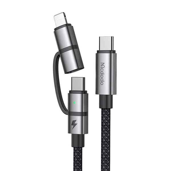 Mcdodo 2-i-1-kabel CA-0450 USB-C til USB-C + Lightning, 1,2 m