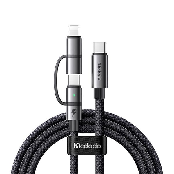 Mcdodo 2-i-1-kabel CA-0450 USB-C til USB-C + Lightning, 1,2 m