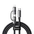 Miniatyrbilde 1 av 4: Mcdodo 2-i-1-kabel CA-0450 USB-C til USB-C + Lightning, 1,2 m