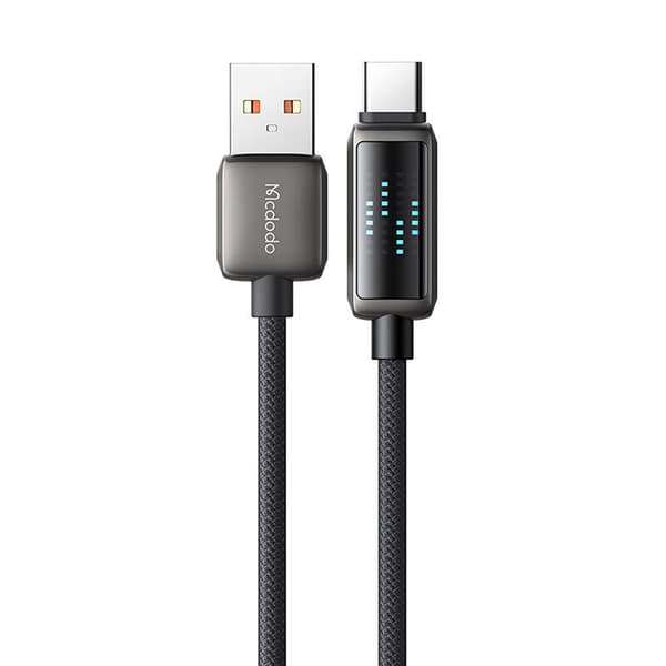 Mcdodo CA-2350 USB-A til USB-C-kabel, 6A, LED-skjerm, 1,2 m