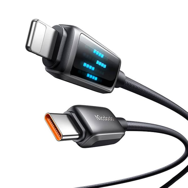 Mcdodo CA-2630 USB-C til Lightning-kabel, 36W, LED-skjerm, 1,2m