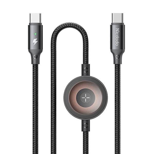Mcdodo CA-2580 2-i-1 USB-C-kabel + Apple Watch-oplader, 60W, 1,5 m