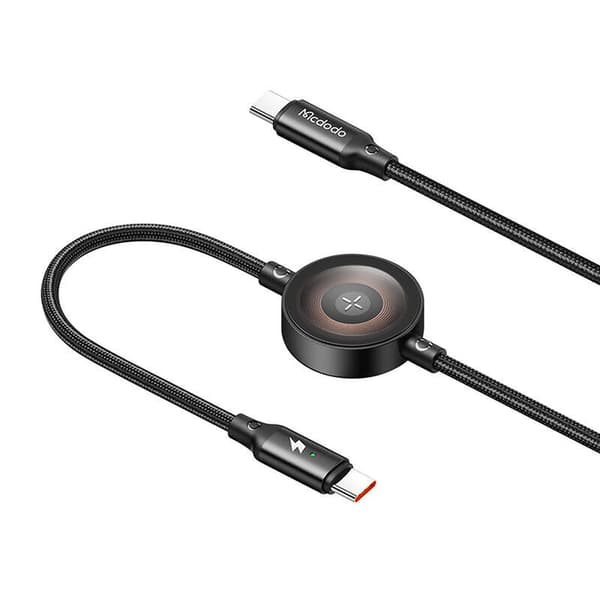 Mcdodo CA-2580 2-i-1 USB-C-kabel + Apple Watch-oplader, 60W, 1,5 m