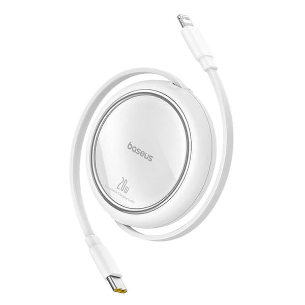 Baseus Free2Pull-kabel USB-C til iP 20W (hvit)