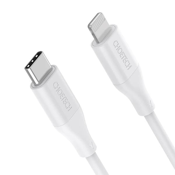 Kabel Choetech IP0040 USB-C til Lightning PD18/30W 1,2m (hvid)