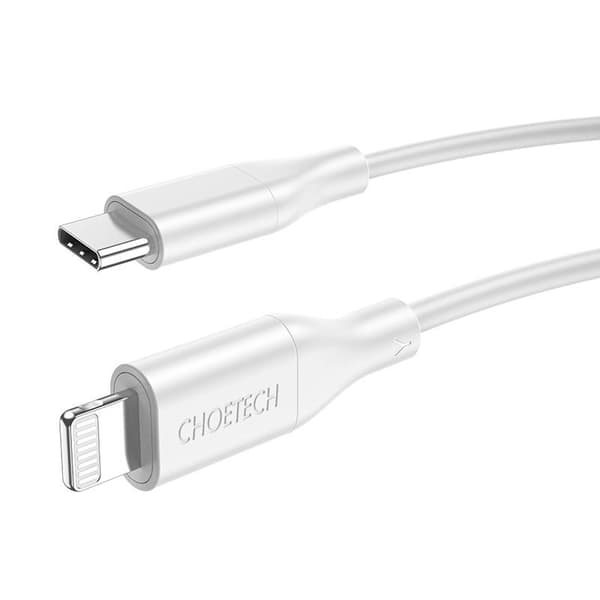 Kabel Choetech IP0040 USB-C til Lightning PD18/30W 1,2m (hvid)