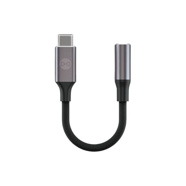 Forever Audio Adapter 3,5 mm - USB-C - musta