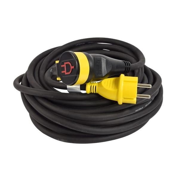 STANLEY FATMAX Site Extension 16A+E med ventil, IP44. Kabel HO7RN-F 3G1, 5mm², längd 5 meter -