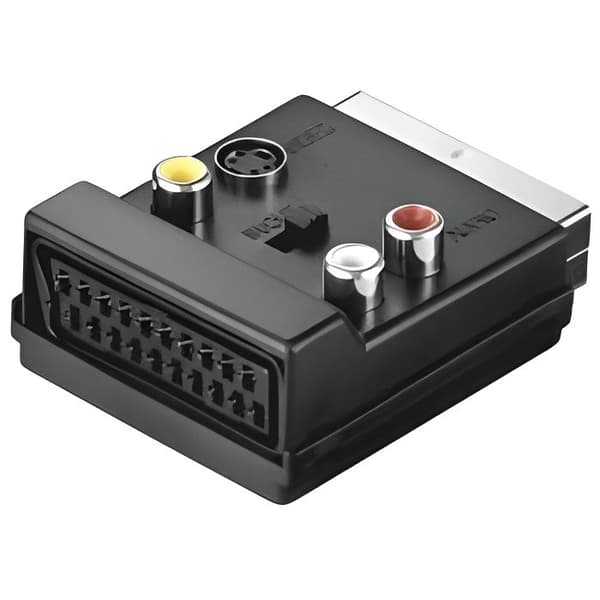 Scart man-kvinna audio-video-adapter...