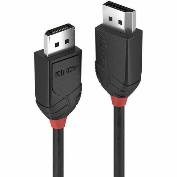 DisplayPort Kabel LINDY 36491 Svart 1 m