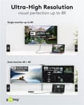 Miniatyrbild 4 av 11: USB-C™-kabel, USB4™, 240 W, 40 Gbit/s, Power Delivery, 1,8 m