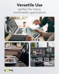 Miniatyrbild 11 av 11: USB-C™ till USB-A supersoft textilkabel med metallkontakter, 3 m, svart
