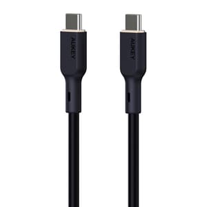 USB-C–USB-C-kaapeli Aukey CB-SCC142, 140 W, 1,8 m (musta)