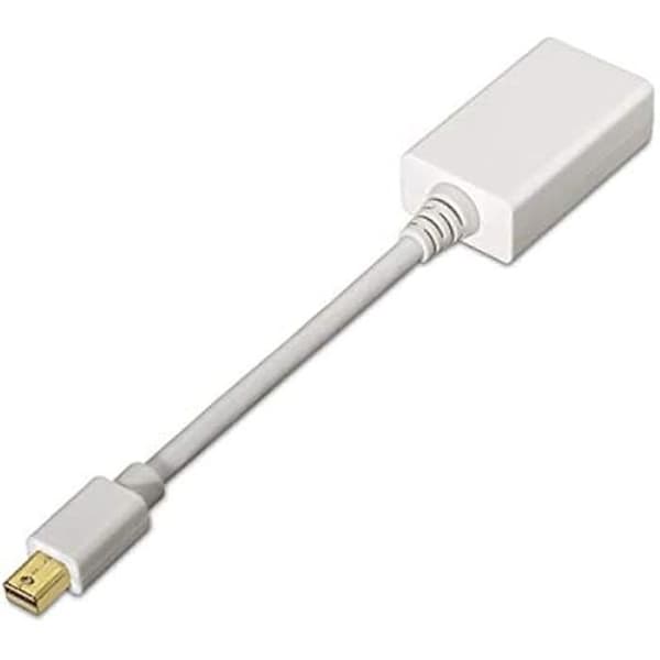 AISENS A125 – 0138 – 15 cm Mini DP till HDMI-omvandlare, Vit
