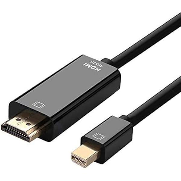 AISENS omvandlarkabel - Mini DisplayPort hane till HDMI hane - 3m - Svart