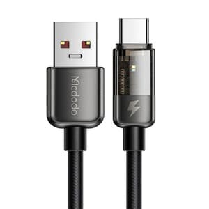 Kabel USB-C Mcdodo CA-3151 6A, 1,8 m (sort)