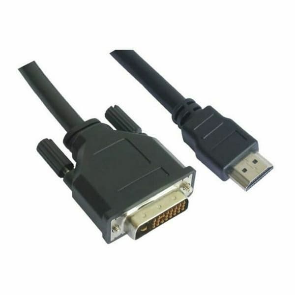 HDMI til DVI-kabel NANOCABLE 10.15.0502 1,8 m Sort 1,8 m