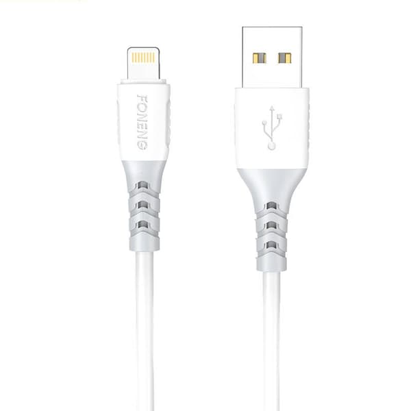 USB til Lightning-kabel Foneng X66, 20W, 3A, 1m (hvid)