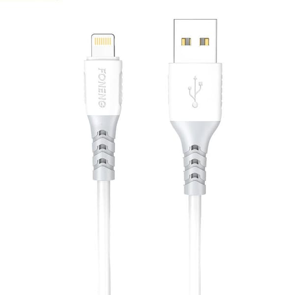 USB til Lightning-kabel Foneng X66, 20W, 3A, 1m (hvid)