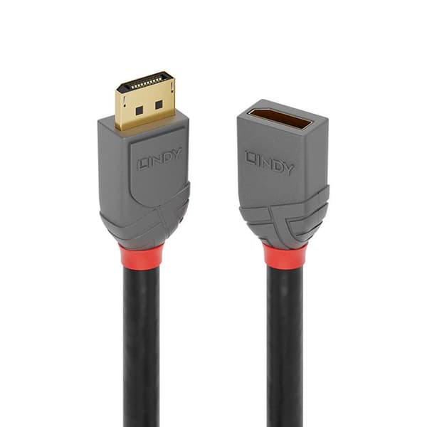 LINDY Extension DisplayPort 1.4 Anthra Line 1m
