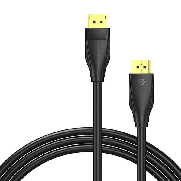 DisplayPort 1.4-kabelventilasjon HCCBJ 5m, 8K 60Hz/ 4K 120Hz (svart)