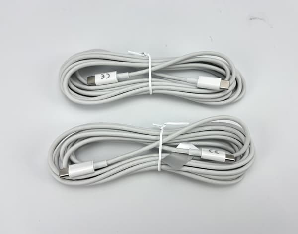 INF 3M hurtigladekabel, 2-paks USB C til USB C-kabel PD 60W