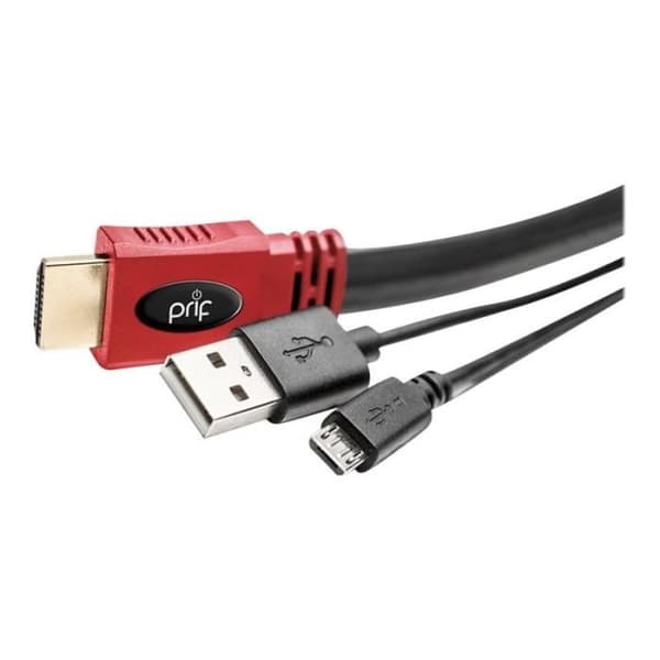 Prif Gaming Cable Pack Power-Audio-Video HDMI-kabelsats - Skärmad USB för Sony PlayStation 4, Sony PlayStation 4 Pro, â € ¦