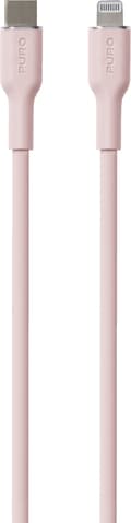 Miniatyrbild 1 av 2: ICON SOFT Cable  USB-C to Lightning, 1.5m, pink