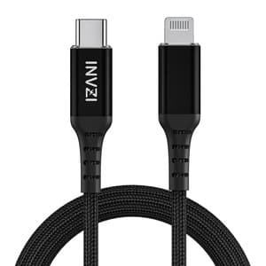 INVZI USB-C til Lightning-kabel, MFi, 2m (sort)
