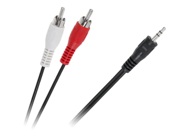 JACK 3,5-2xRCA kabel 10m
