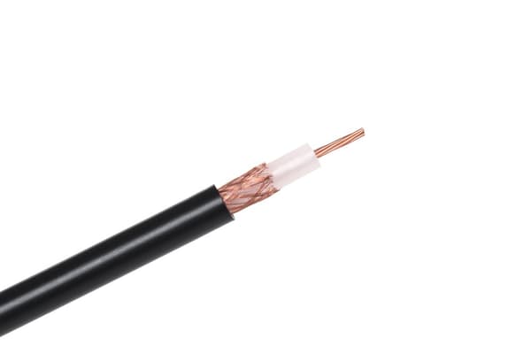 H1000 50 Ohm Koaksialkabel 100m Sort