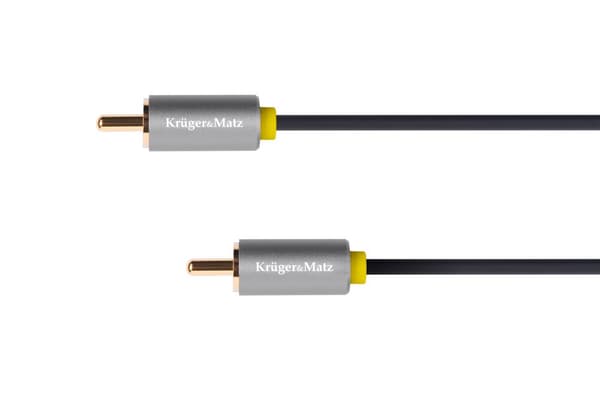 Kabel 1RCA-1RCA 1,8m Kruger&Matz Basic