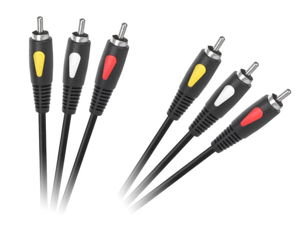 Cabletech Eco-Line 3RCA-3RCA 1,0m Kabel