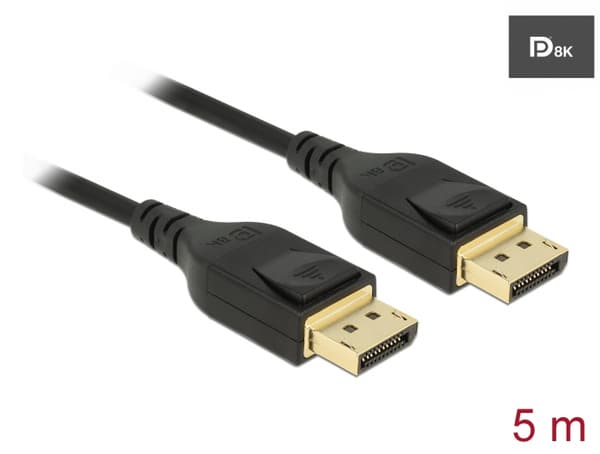 DisplayPort cable 8K 60 Hz 5 m DP 8K certified