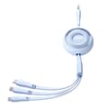 Miniatyrbild 1 av 3: 3in1 Joyroom Colorful USB till USB-C/Lightning/Micro USB-kabel 3,5A, 1m (blå)