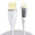 Miniatyrbillede 2 af 4: Kabel til USB-A / Lightning / 2,4A / 1,2m Joyroom S-UL012A3 (hvid)