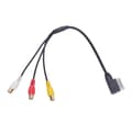 Miniatyrbild 1 av 4: Inputkabel 3 RCA till Audi A6L / A8 / A5 / Q5 / Q7 / A1