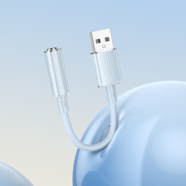 Borofone Eksternt lydkort USB til 3,5 mm