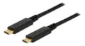 Miniatyrbild 1 av 2: USB 2.0 USB-C to USB-C cable, 5A, E-Marker, 0.5m, black