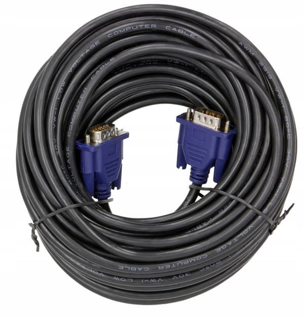 D-SUB VGA-VGA-kabel til skærm 20M FULLHD-kabel