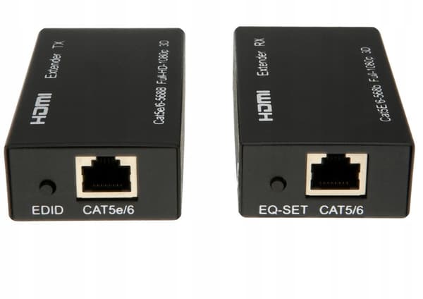 EXTENDER CONVERTER HDMI till LAN OVER TWISTED PAIR RJ45 60M